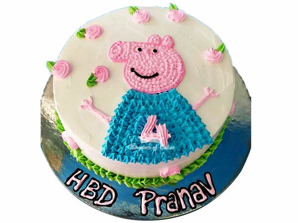 Peppa Pig Cake: Order Online Happy Birthday Peppa Pig Cake